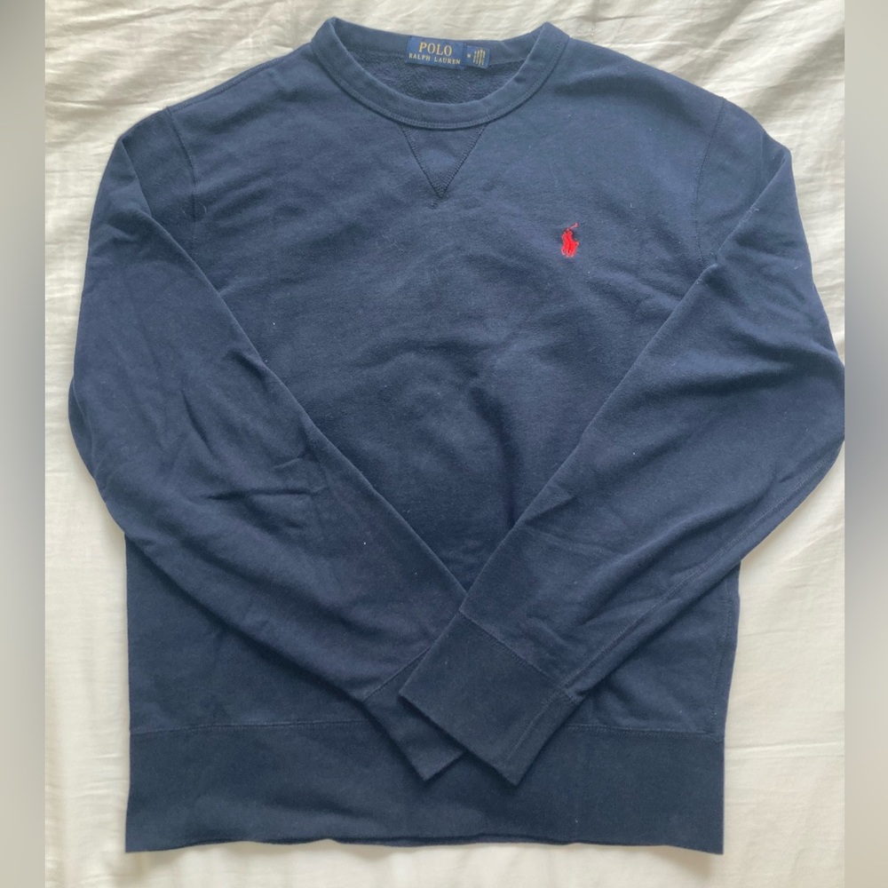 Navy Ralph Lauren Polo crew-neck sweater